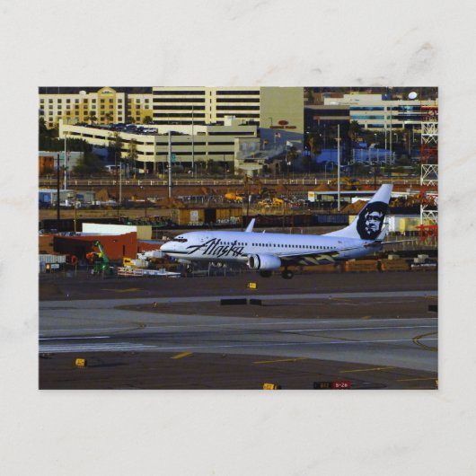 Alaska Airlines Briefkaart (Voorkant)