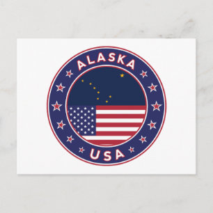 Alaska, Alaska t-shirt, Alaska sticker, Alaska bag Briefkaart