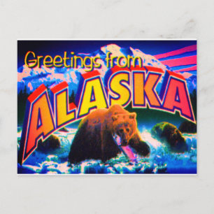 Alaska ansichtkaart briefkaart