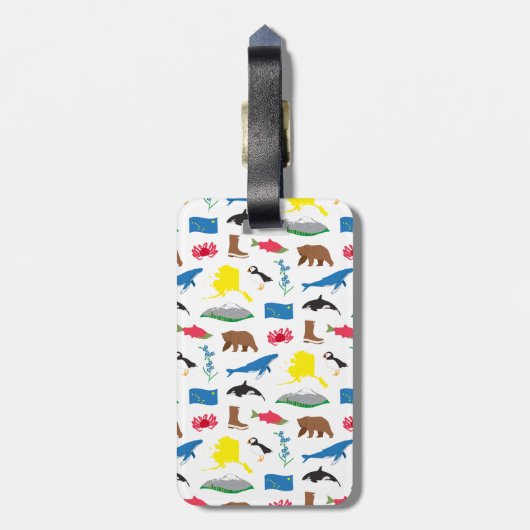 Alaska Bagagelabel (Achterkant verticaal)