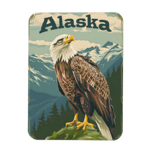 Alaska Bald Eagle Magneet