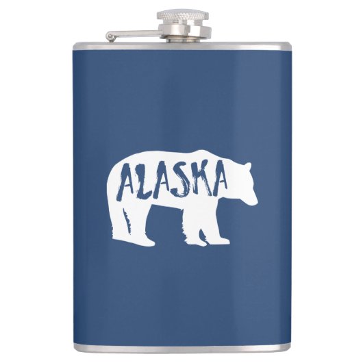 Alaska Beer Heupfles (Voorkant)