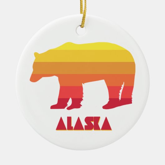 Alaska Beer Keramisch Ornament (Voorkant)