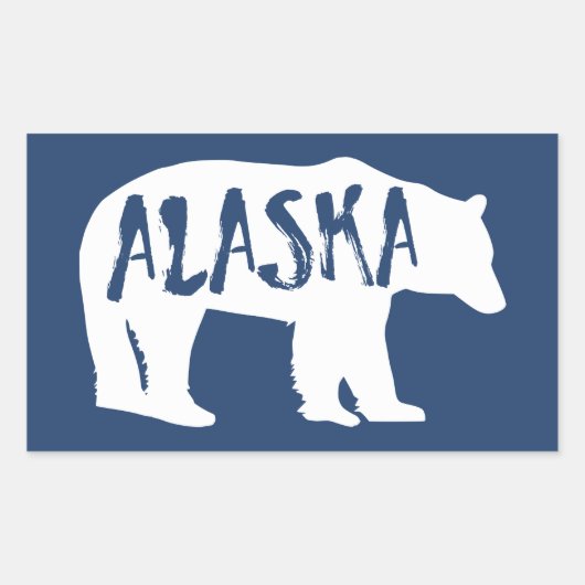 Alaska Beer Rechthoekige Sticker (Voorkant)