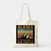 Alaska belt en ik moet gaan tote bag (Achterkant)