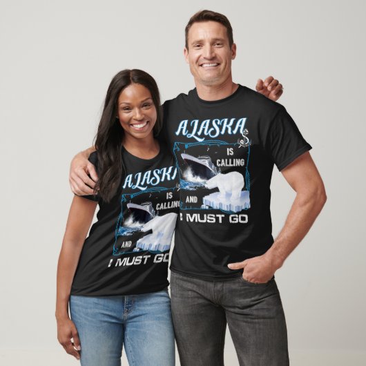 Alaska belt en ik moet    grappig kruipen t-shirt (Unisex)