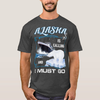 Alaska belt en ik moet grappig kruipen t-shirt