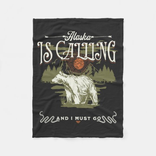 Alaska belt en ik moet naar Fleece Blanket. (Voorkant)