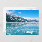 Alaska bevroren blauw zee briefkaart (Voorkant / Achterkant)