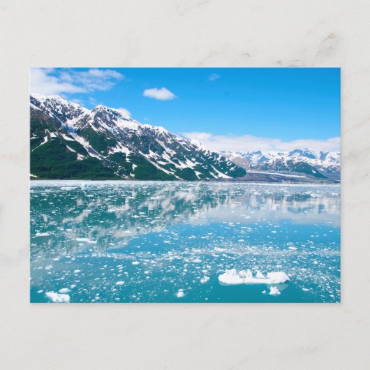 Alaska bevroren blauw zee briefkaart (Voorkant)