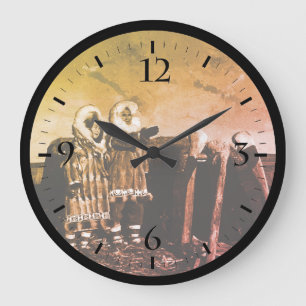  Alaska Bont bekleed eskimo arctische sod igloo Wa Grote Klok