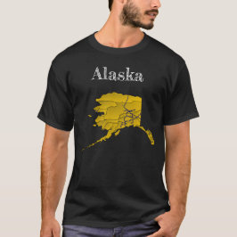 Alaska Boroughs & Major Roads T-shirt
