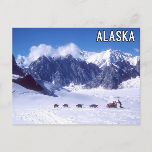 Alaska Briefkaart (Voorkant)