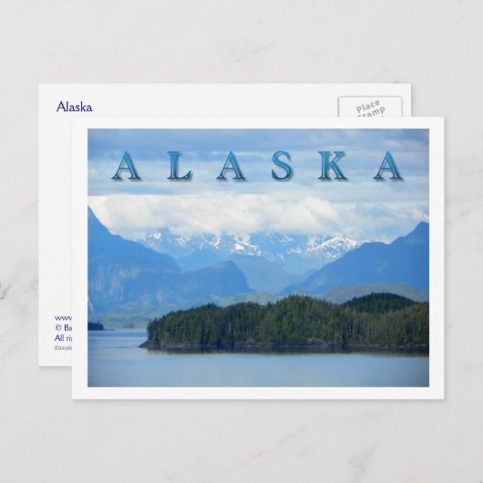 Alaska Briefkaart (Voorkant / Achterkant)