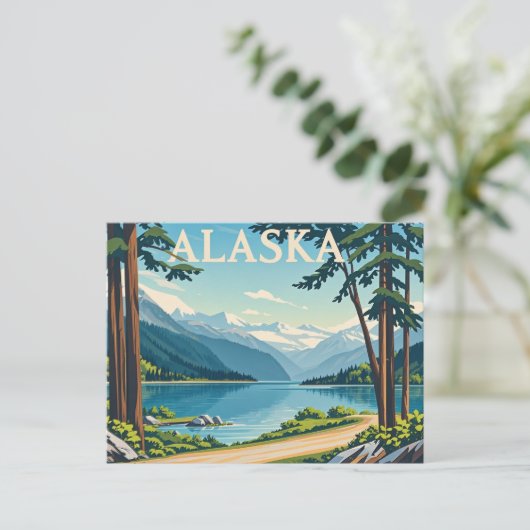 alaska briefkaart (Staand voorkant)