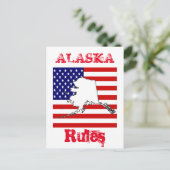 ALASKA BRIEFKAART (Staand voorkant)