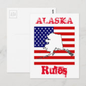 ALASKA BRIEFKAART (Voorkant / Achterkant)