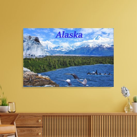 Alaska Canvas Afdruk (Insitu (Woonkamer))