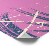 Alaska Cartoon  walvisreisposter Poster (Hoek)