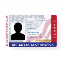 ALASKA - Child ID Kaart