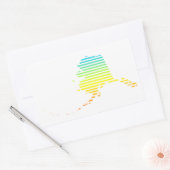alaska chill fade rechthoekige sticker (Envelop)