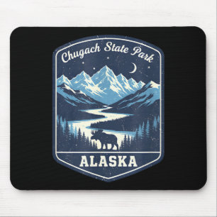 Alaska chugach staatspark moose berg rivier muismat