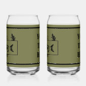 Alaska Combat Fisherman Badge Blikvorm Glas (Links)