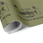 Alaska Combat Fisherman Badge Cadeaupapier (Rol Hoek)