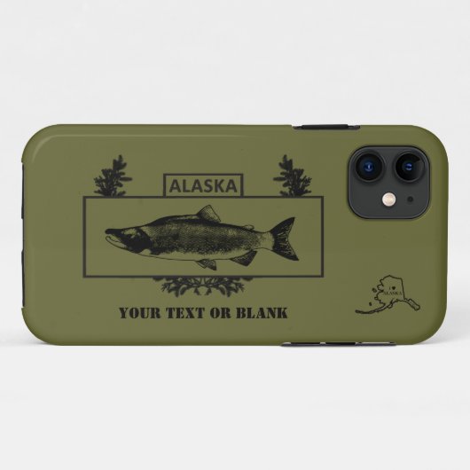 Alaska Combat Fisherman Badge Case-Mate iPhone Case (Achterkant (horizontaal))