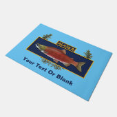 Alaska Combat Fisherman Badge Deurmat (Schuin)