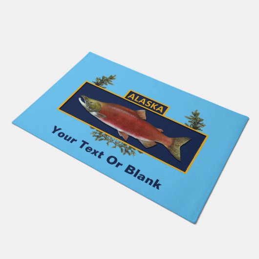 Alaska Combat Fisherman Badge Deurmat (Schuin)