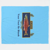Alaska Combat Fisherman Badge Fleece Deken (Voorkant (Horizontaal))