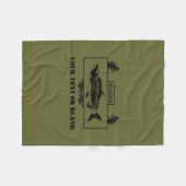 Alaska Combat Fisherman Badge Fleece Deken (Voorkant (Horizontaal))