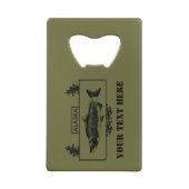 Alaska Combat Fisherman Badge Kredietkaart Flessenopener (Achterkant)