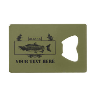 Alaska Combat Fisherman Badge Kredietkaart Flessenopener