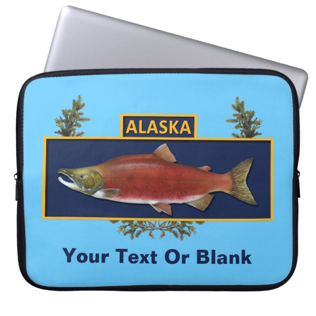 Alaska Combat Fisherman Badge Laptop Sleeve (Voorkant)