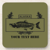 Alaska Combat Fisherman Badge Onderzetter (Voorkant)