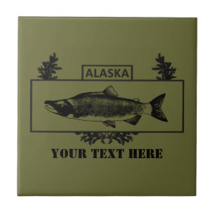 Alaska Combat Fisherman Badge Tegeltje