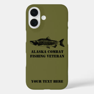 Alaska Combat Vissen Veteran iPhone 16 Hoesje