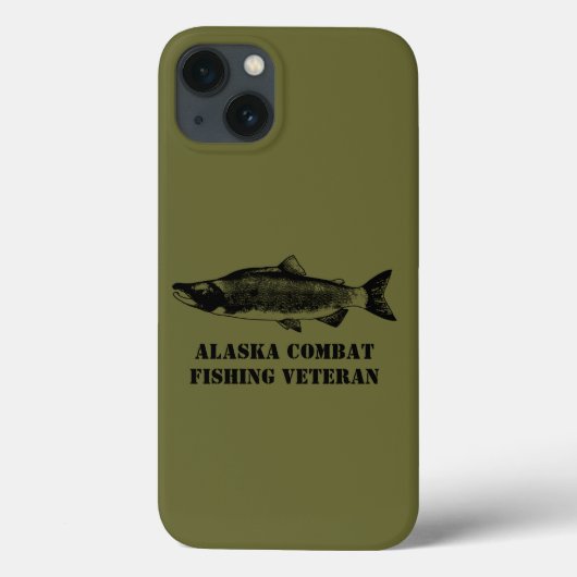 Alaska Combat Vissen Veteran Case-Mate iPhone Case (Achterkant)