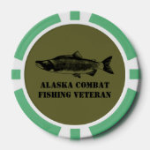 Alaska Combat Vissen Veteran Poker Chips (Voorkant)