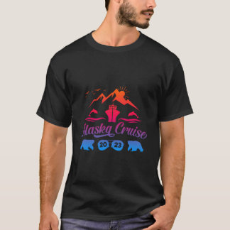 Alaska Cruise 2023 Familie Zomer Vakantie Reizen T-shirt
