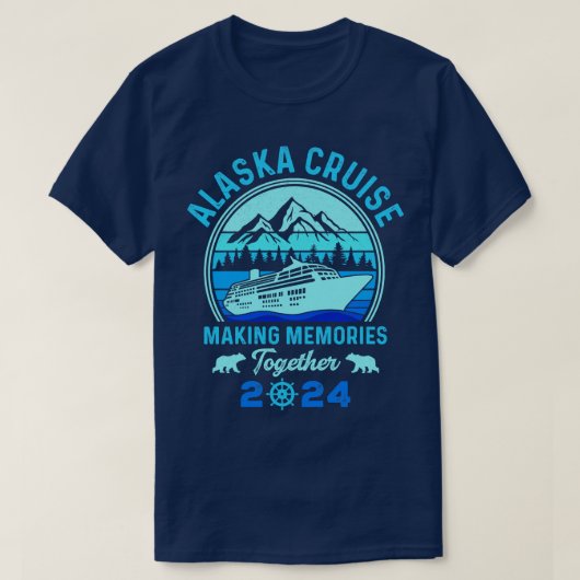 Alaska Cruise 2024 Herinneringen maken TShirt 2 (Design voorkant)