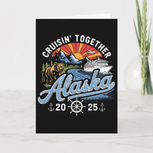 Alaska-cruise 2025 Familie Zomer Vakantie Reis M Kaart