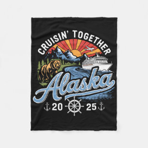 Alaska-cruise 2025 gezinsvakantie zomervakantie re fleece deken