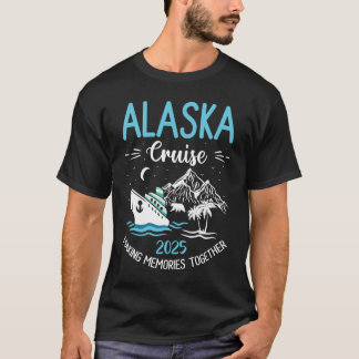Alaska Cruise 2025 Matching Familie Vrienden T-shirt