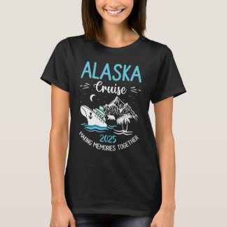 Alaska Cruise 2025 Matching Familie Vrienden T-shirt