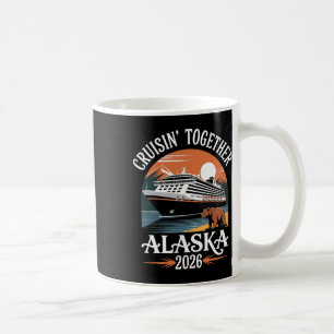 Alaska-cruise 2026 bijpassende gezinsmannen vrouwe koffiemok