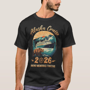 Alaska Cruise 2026 Familie Avontuur Matching Famil T-shirt