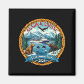 Alaska Cruise 2026 Matching Friends And Family Gro Magneet (Voorkant)